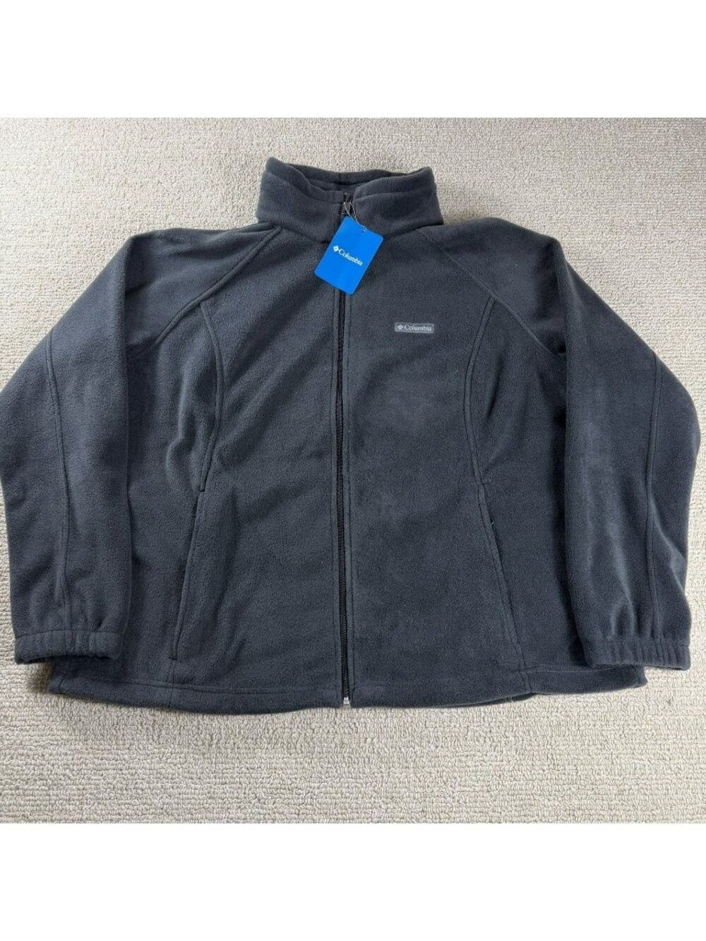 Columbia Benton Springs Regular Fit Full Zip Jacket Black Women’s Size 2X